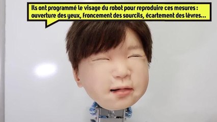Affetto, une tête d'enfant robotisée...