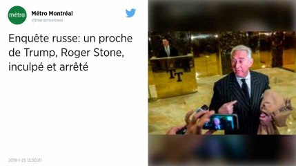 Enquête russe. Roger Stone, proche conseiller de Trump, arrêté et inculpé