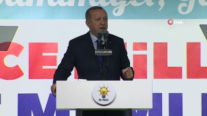 Cumhurbaşkanı Erdoğan: “1 Nisan’da yıkım senaryoları kuranlara esaslı bir ders vereceğiz”