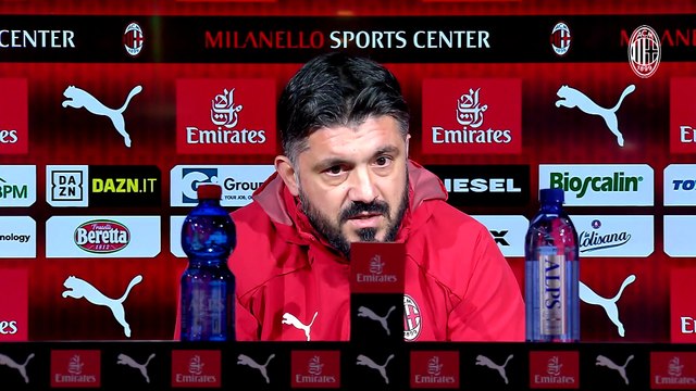Gattuso: Servirà una grande prestazione