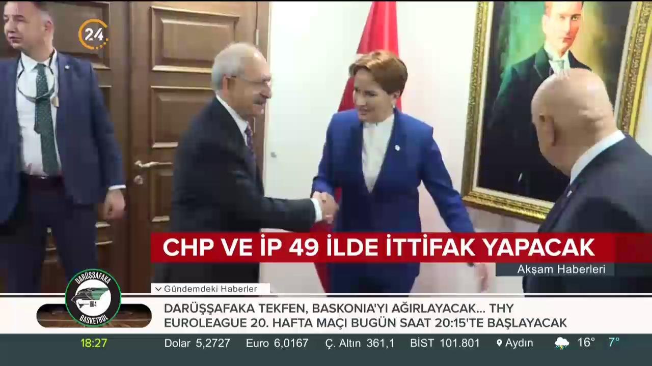 CHP ve İP, 49 ilde ittifak yapacak
