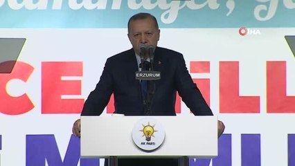 Cumhurbaşkanı Erdoğan: "1 Nisan'da Yıkım Senaryoları Kuranlara Esaslı Bir Ders Vereceğiz"