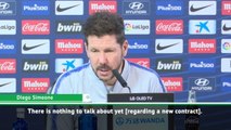Simeone coy on new Atletico contract