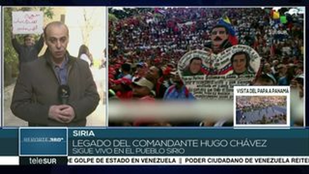 Pueblo sirio expresa su apoyo al gobierno venezolano