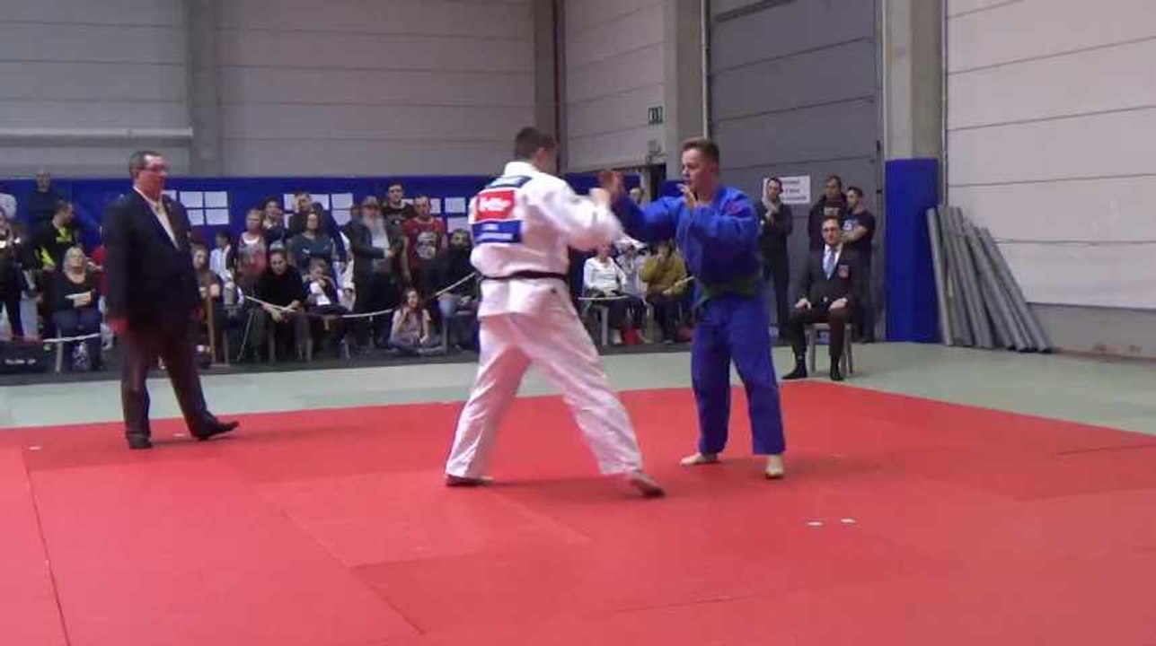 Guillaume Godart (La Bouverie) vs Martin Cuignet (Top Niveau Tournai) en U21 -90kg au Provincial jeunes 2019 (par Simon Barzyczak)