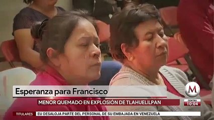 Niño trasladado a Texas, con pronóstico favorable: Michou y Mau