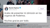 Espinar dimite como líder de Podemos Madrid