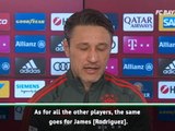 James must work hard for Bayern starting spot - Kovac