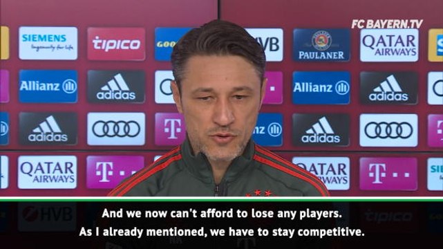 There is no chance of Bayern swapping Sanches with PSG's Rabiot - Kovac