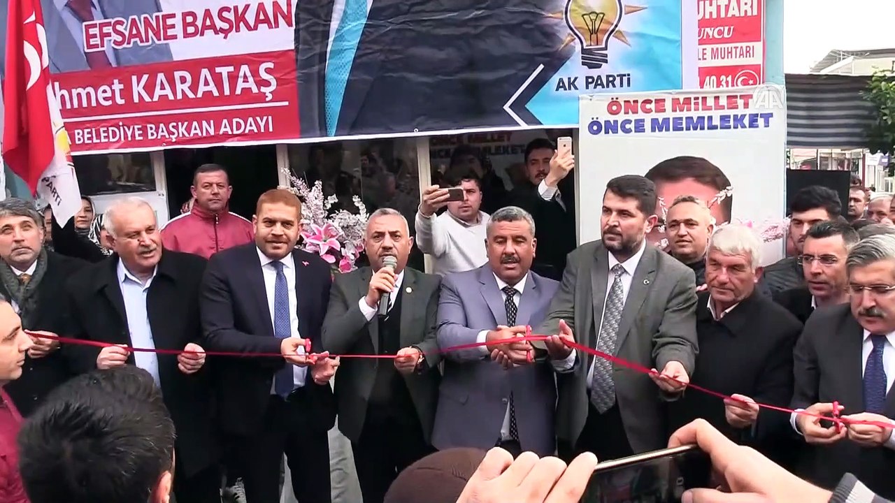 AK Parti Hassa seçim bürosu hizmete açıldı - HATAY