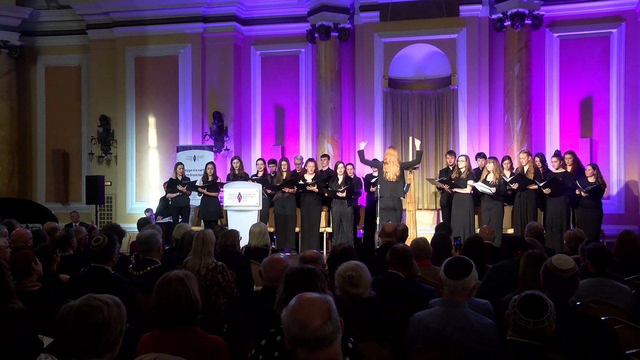 Holocaust Memorial Day at Cardiff City Hall!