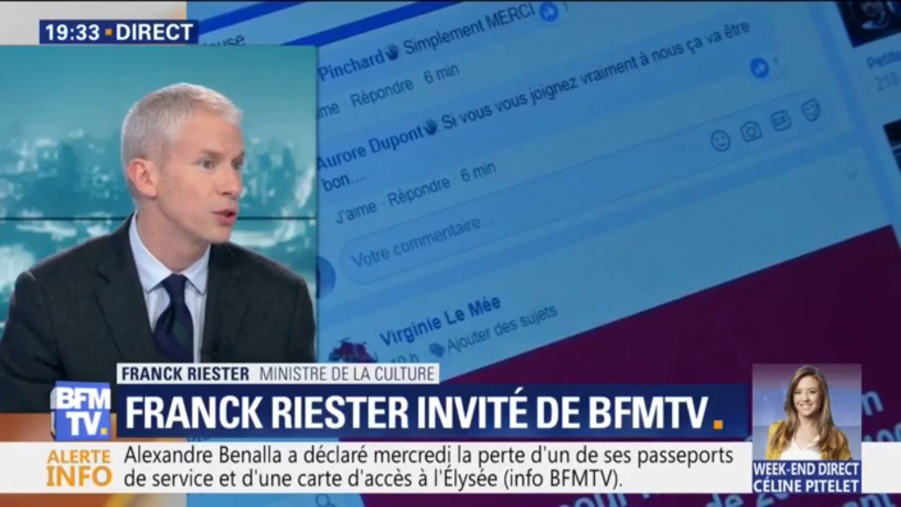Propos injurieux sur internet: Franck Riester v...