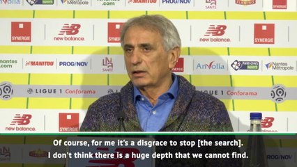 It's a disgrace to stop search for Sala - Nantes boss Halilhodzic