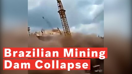 Télécharger la video: Watch: Dramatic Moment Mining Dam Collapses In Southeastern Brazil