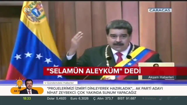 Maduro Selamün Aleyküm Diyerek Selamladı