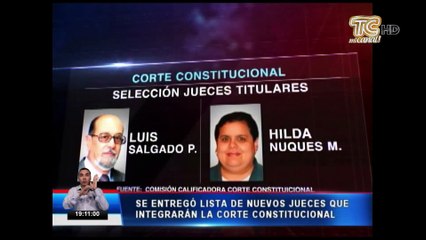 Se presentaron a los candidatos para ser jueces de Corte constitucional