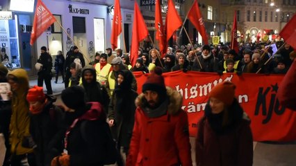 Avusturya’da aşırı sağcı parti karşıtı gösteri