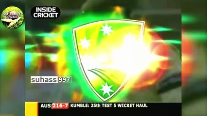 Kumble destroys Australia - from 189_2 to 235 all out inside a session