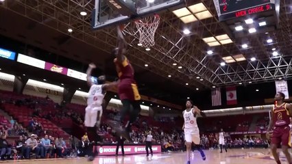 JaCorey Williams throws down the alley-oop!