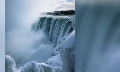 Musim Dingin Ekstrem, Air Terjun Niagara Membeku