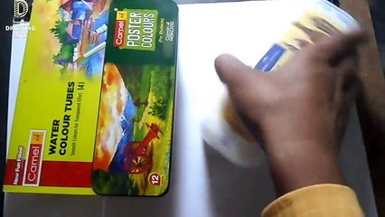 Watercolor vs Poster colour vs Fabric colour in Hindi (356 )