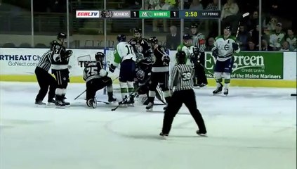 ECHL Manchester Monarchs 2 at Maine Mariners 1