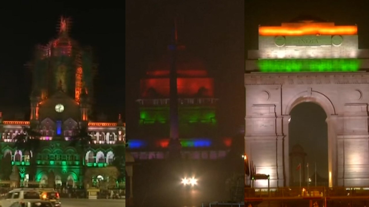 Delhi's India Gate, Mumbai's CST station light up ahead of Republic Day