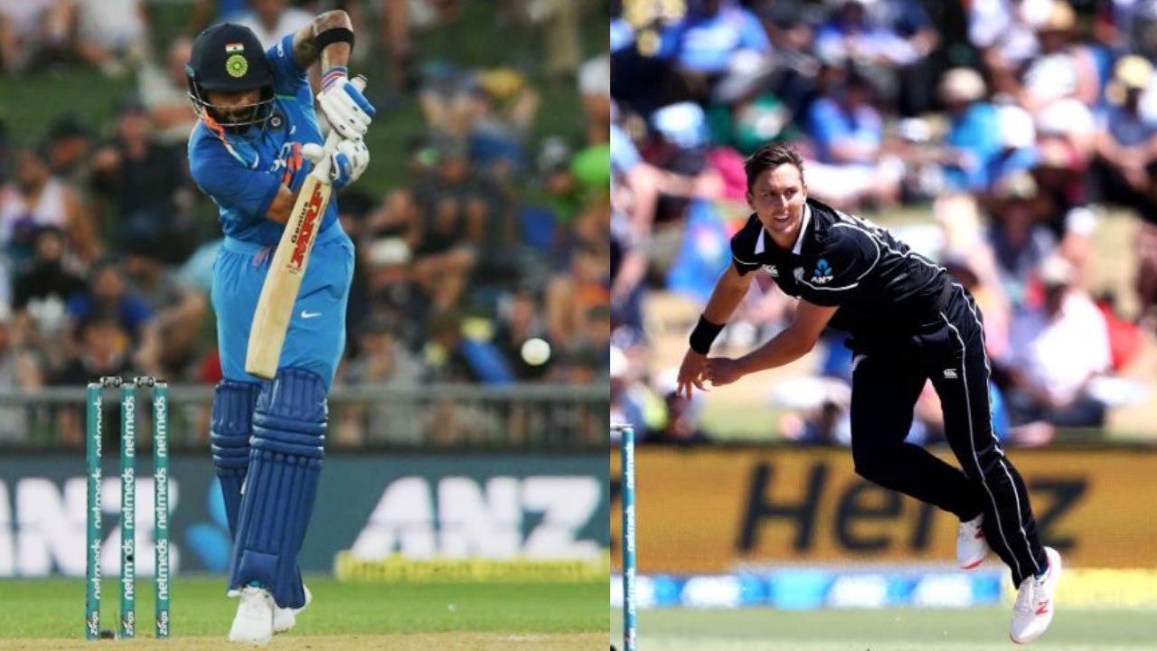 India Vs New Zealand 2nd ODI: Virat Kohli departs for 43, India lost third wicket| वनइंडिया हिंदी