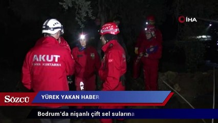 Download Video: Bodrum’da nişanlı çift sel sularına kapıldı