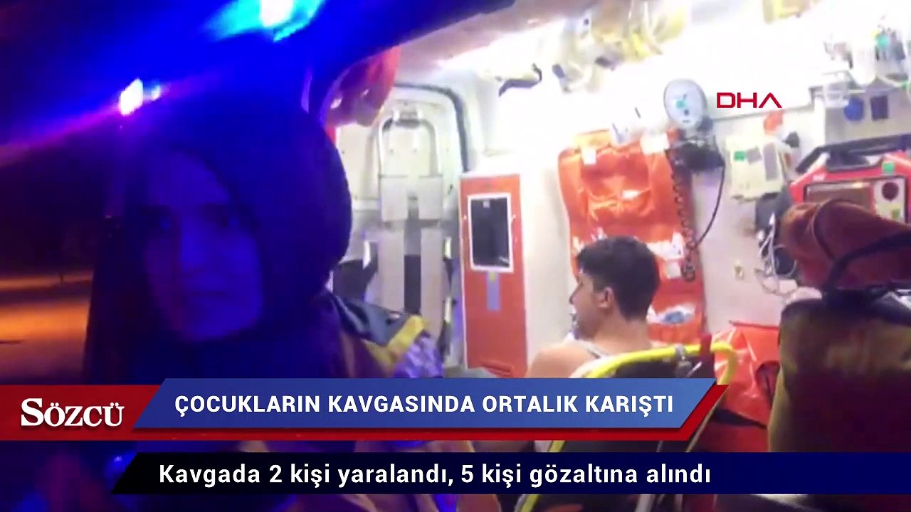 Çocukların kavgasında ortalık karıştı