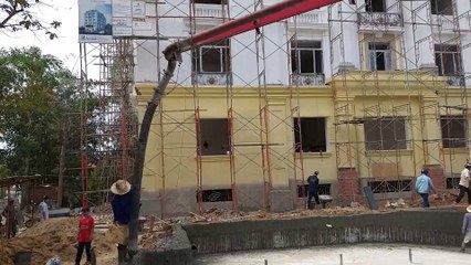 SEAPOOLVN -Phun bê tông cho Bể bơi -Hoàn thành xây dựng hồ bơi