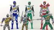 Power Rangers Dino Super Charge Action Figures Red Green Blue Gold Silver || Keith's Toy Box