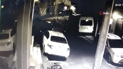 Kağıthane'de Motosiklet Hırsızları Kamerada