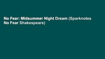 No Fear: Midsummer Night Dream (Sparknotes No Fear Shakespeare)