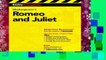 Romeo and Juliet: Complete Study Edition (Cliffs Notes S.)