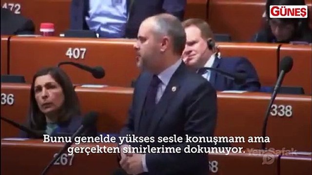 Akif Çağatay Kılıç'tan Avrupa Konseyi'nde tarihi ayar