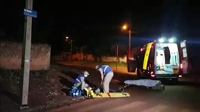 Siate atende pessoa agredida no Bairro Cascavel Velho