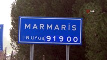 Marmaris toz bulutu altında