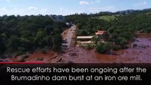 At least seven dead after Brazil dam collapse