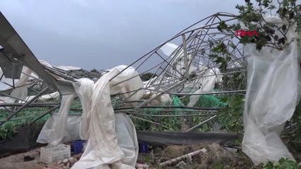 Kumluca'da Hortum Çıktı, Yaralılar Var -5