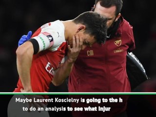 Скачать видео: Koscielny may have broken his jaw - Emery