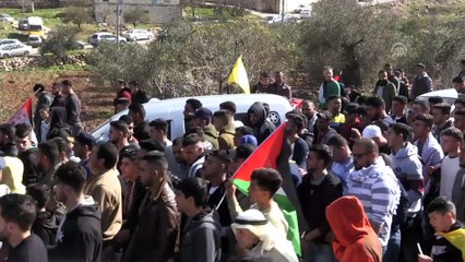 Şehit edilen Filistinli çocuk son yolculuğuna uğurlandı - RAMALLAH