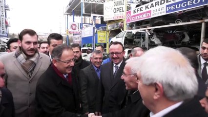 Özhaseki esnaf ve işçilerle buluştu - ANKARA