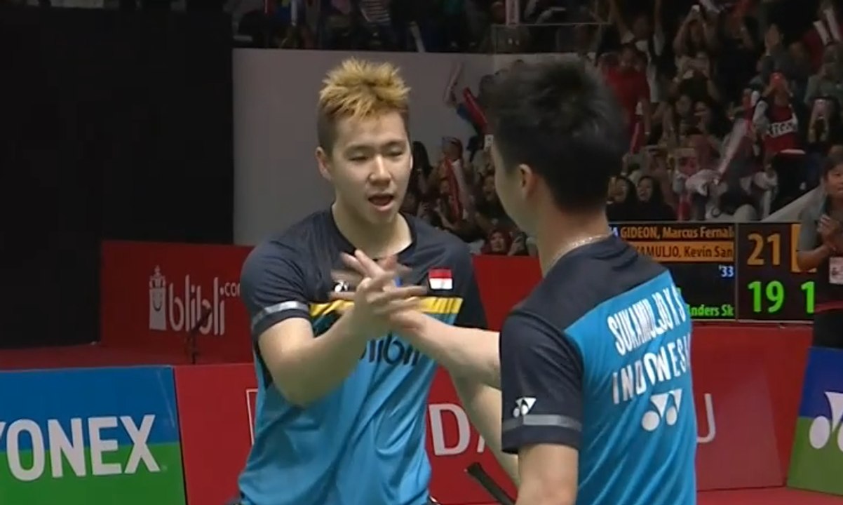 Tekuk Ganda Denmark, Marcus/Kevin ke Final