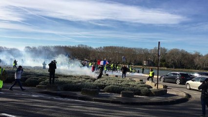 Avignon : des bombes lacrymogènes face aux gilets jaunes