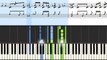 winner - colour ring piano synthesia (sheet)