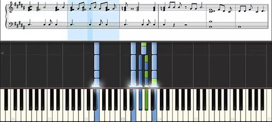 jang beom june the one i love piano synthesia (sheet)