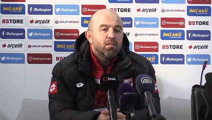 Boluspor-Tetiş Yapı Elazığspor maçının ardından - BOLU