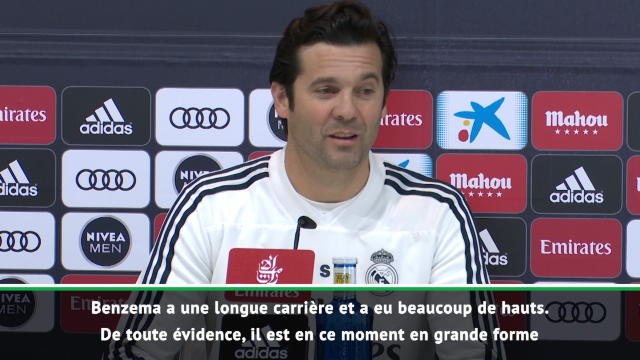 21e j. - Solari : Benzema est l'un des meilleurs numéro 9 du moment