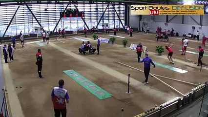 Troisième tour, tir rapide en double, France Club Elite 1, J3 groupe Titre,  Balaruc-les-Bains contre CRO Lyon,  saison 2018/2019